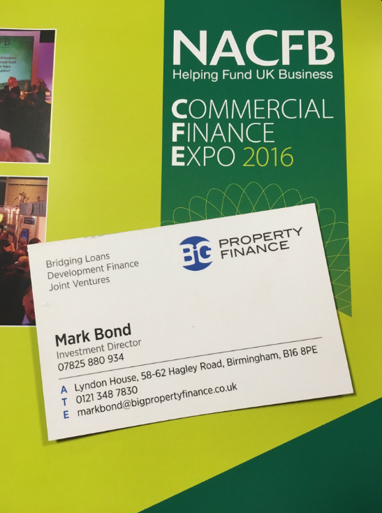 BiG Property Finance attended the NACFB Commercial Finance Expo